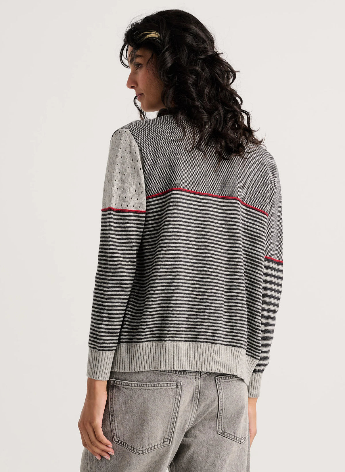 Zaket & Plover Knit Zip Cardigan Sweater