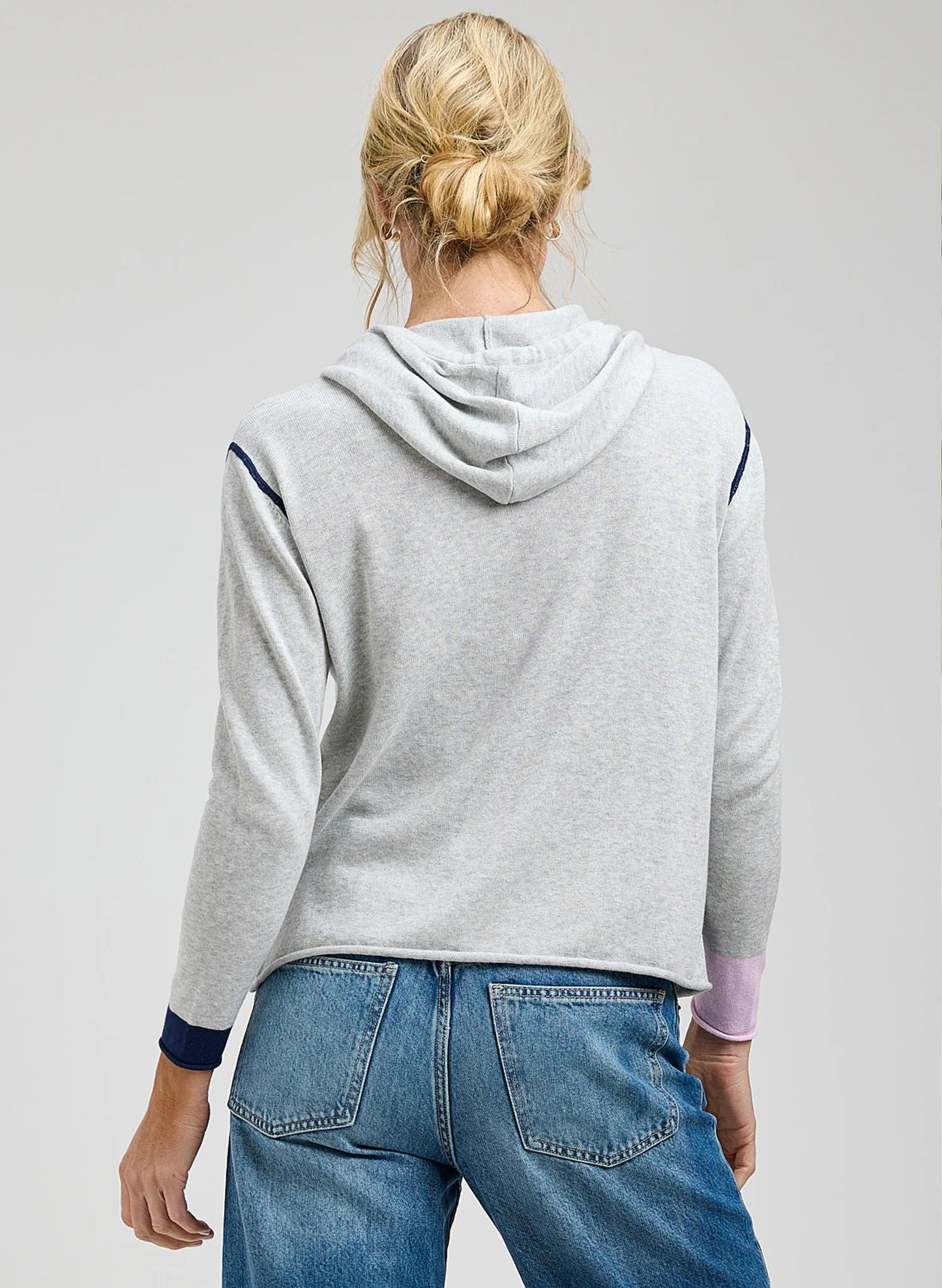 Zaket & Plover Sports Hoodie - Lt Marl