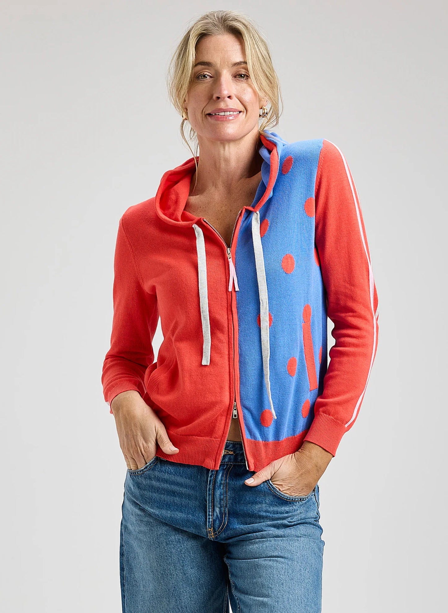 Zaket & Plover Spot Hoodie - Raspberry