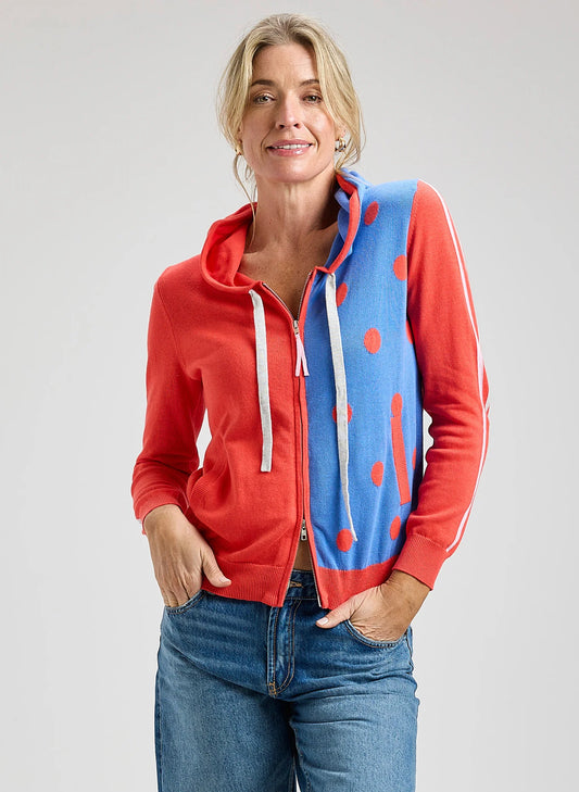 Zaket & Plover Spot Hoodie - Raspberry