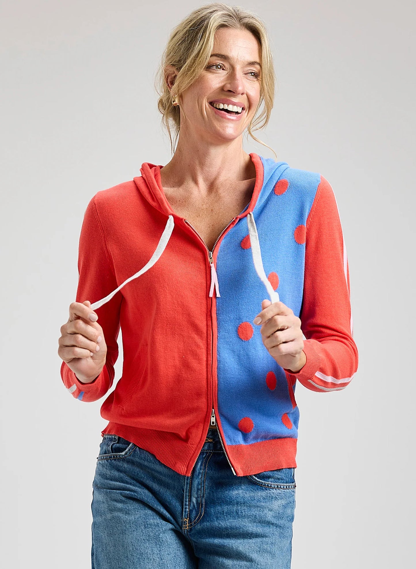 Zaket & Plover Spot Hoodie - Raspberry