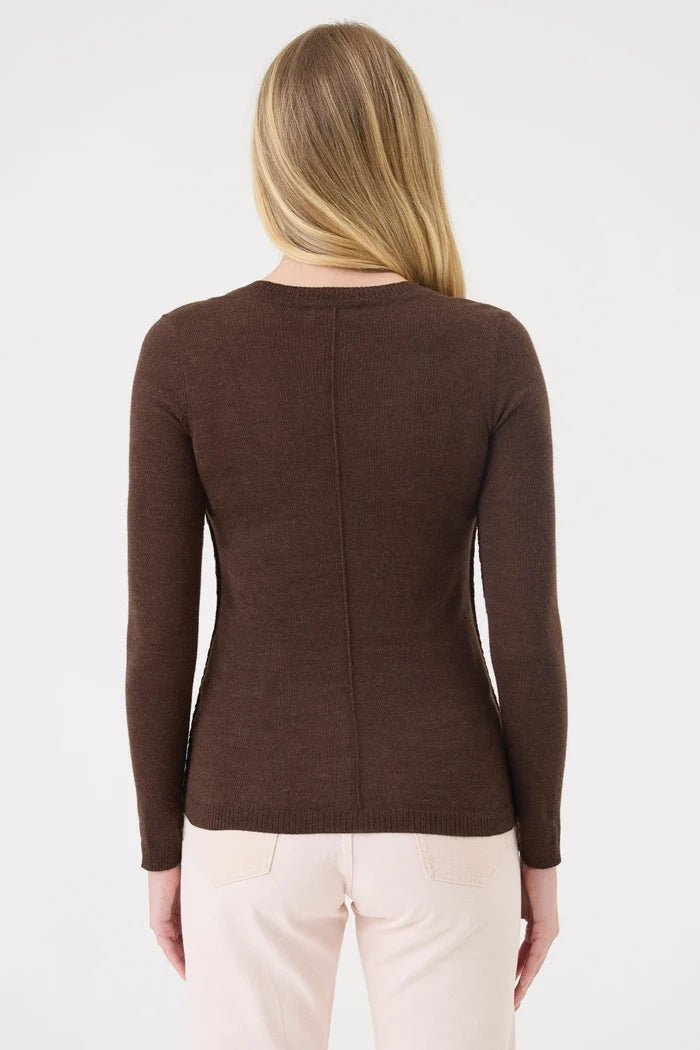 Goldie Letwinter Alyssa Sweater | Coffee