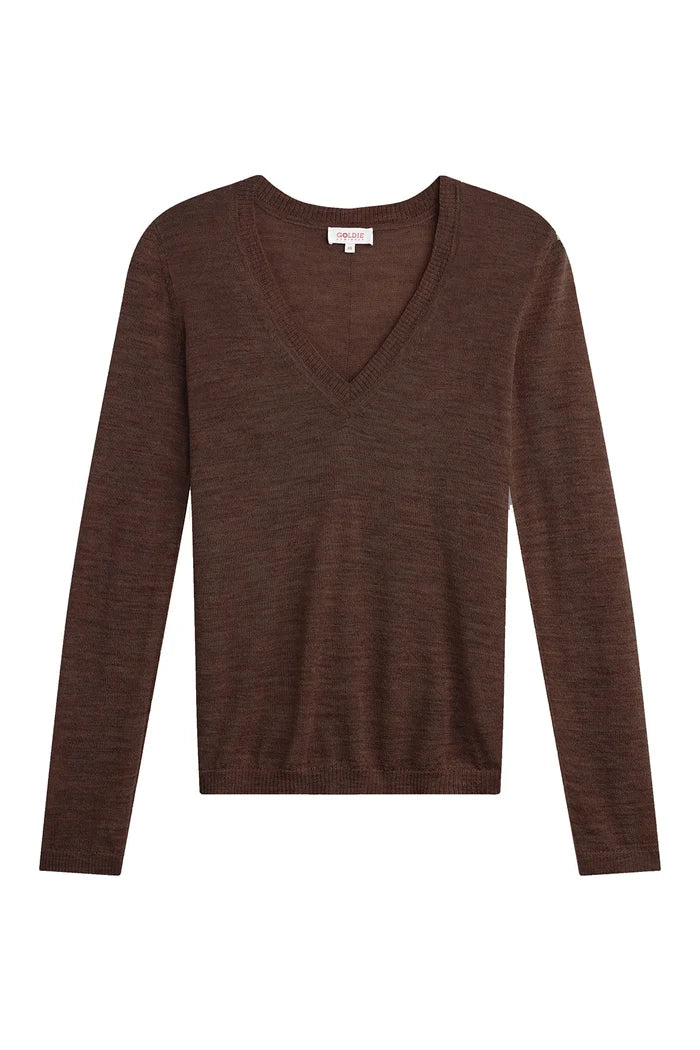 Goldie Letwinter Alyssa Sweater | Coffee