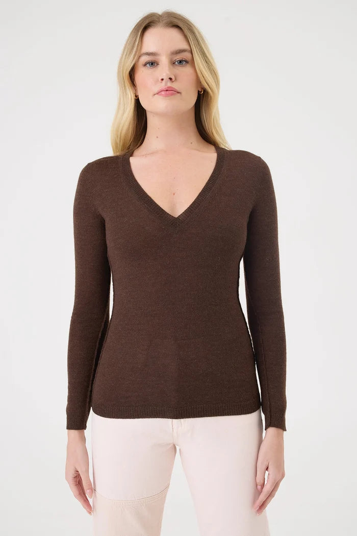 Goldie Letwinter Alyssa Sweater | Coffee