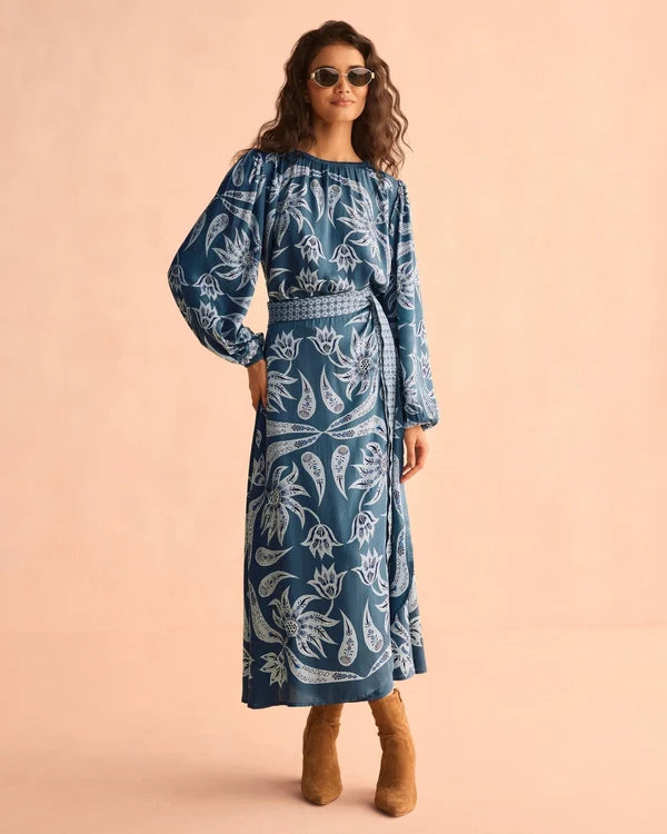 Omika Nalini Wrap Skirt | Alexia Dusk