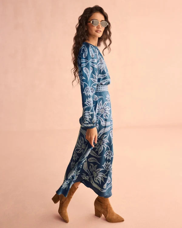 Omika Nalini Wrap Skirt | Alexia Dusk