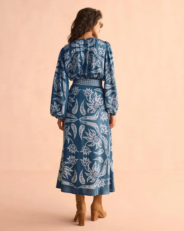 Omika Nalini Wrap Skirt | Alexia Dusk