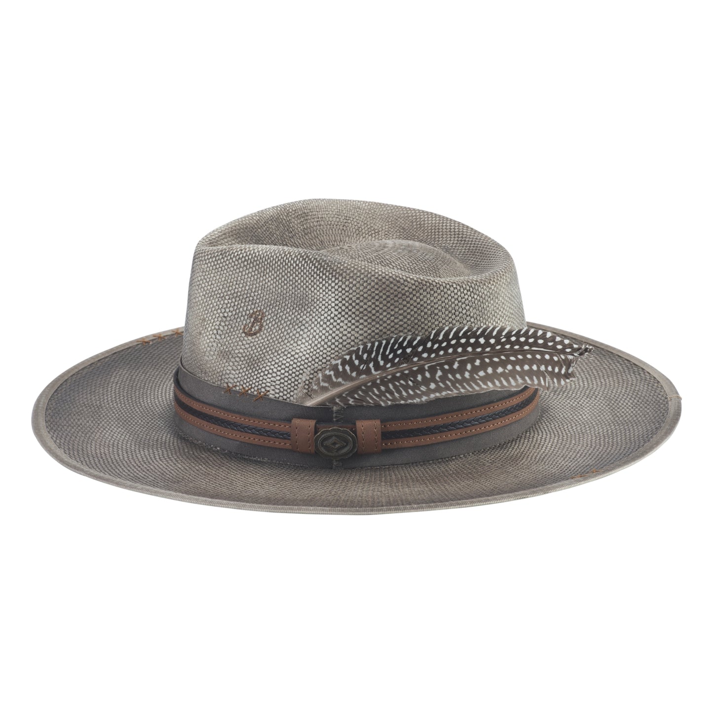 Sonoma Straw Hat Distressed Black