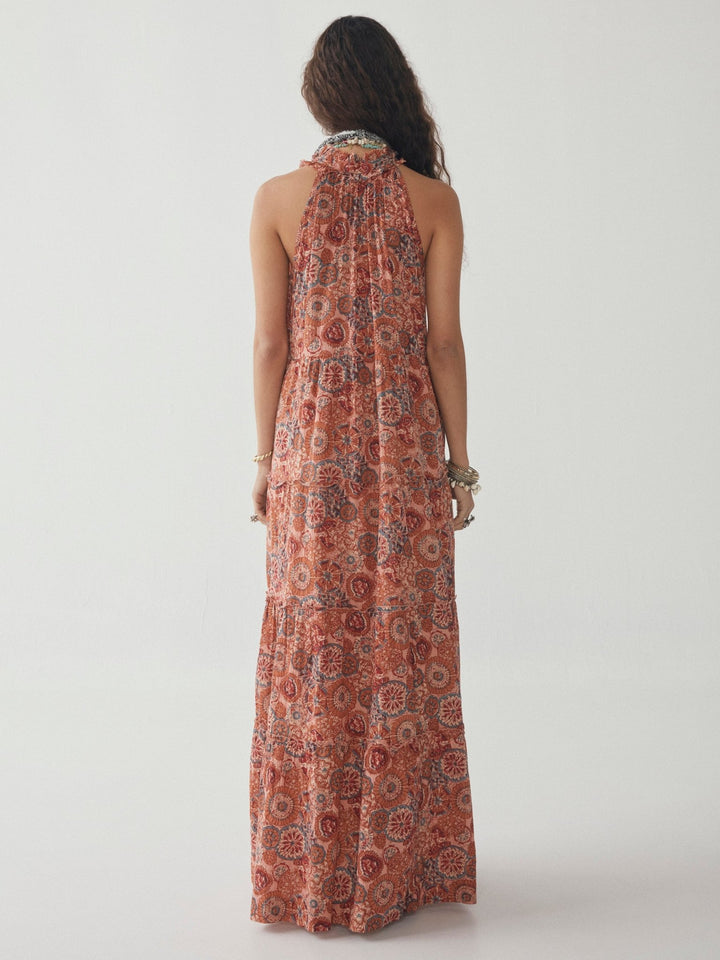 Maison Hotel Kaleidoscope Charlotte Dress-Rust Petunia