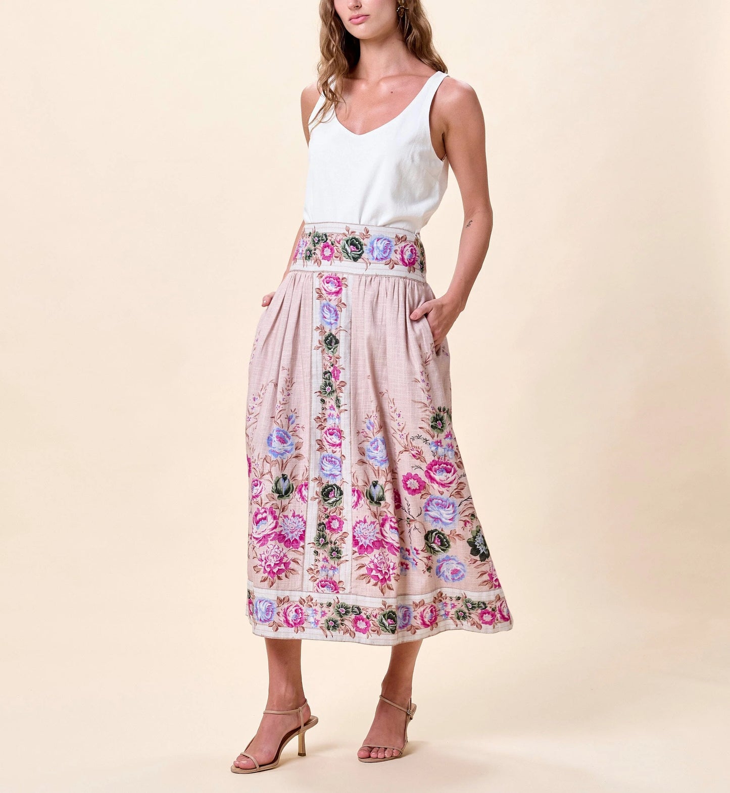 Cleobella Doreen Midi Skirt - Sila