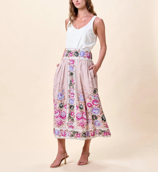 Cleobella Doreen Midi Skirt - Sila