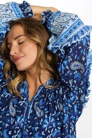 Miss June Tamara Tu Top Blue