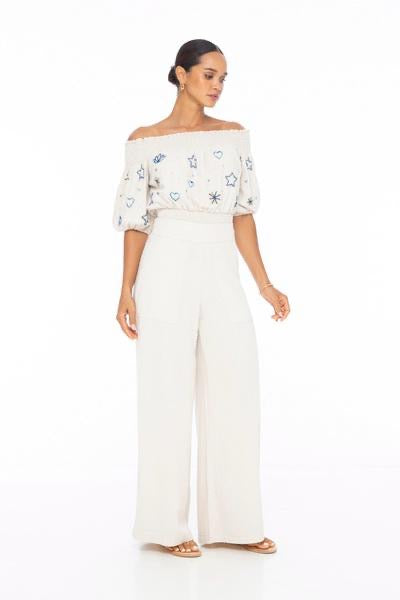 Mare Sole Amore Leah Top Seaside Beads - Neutrals