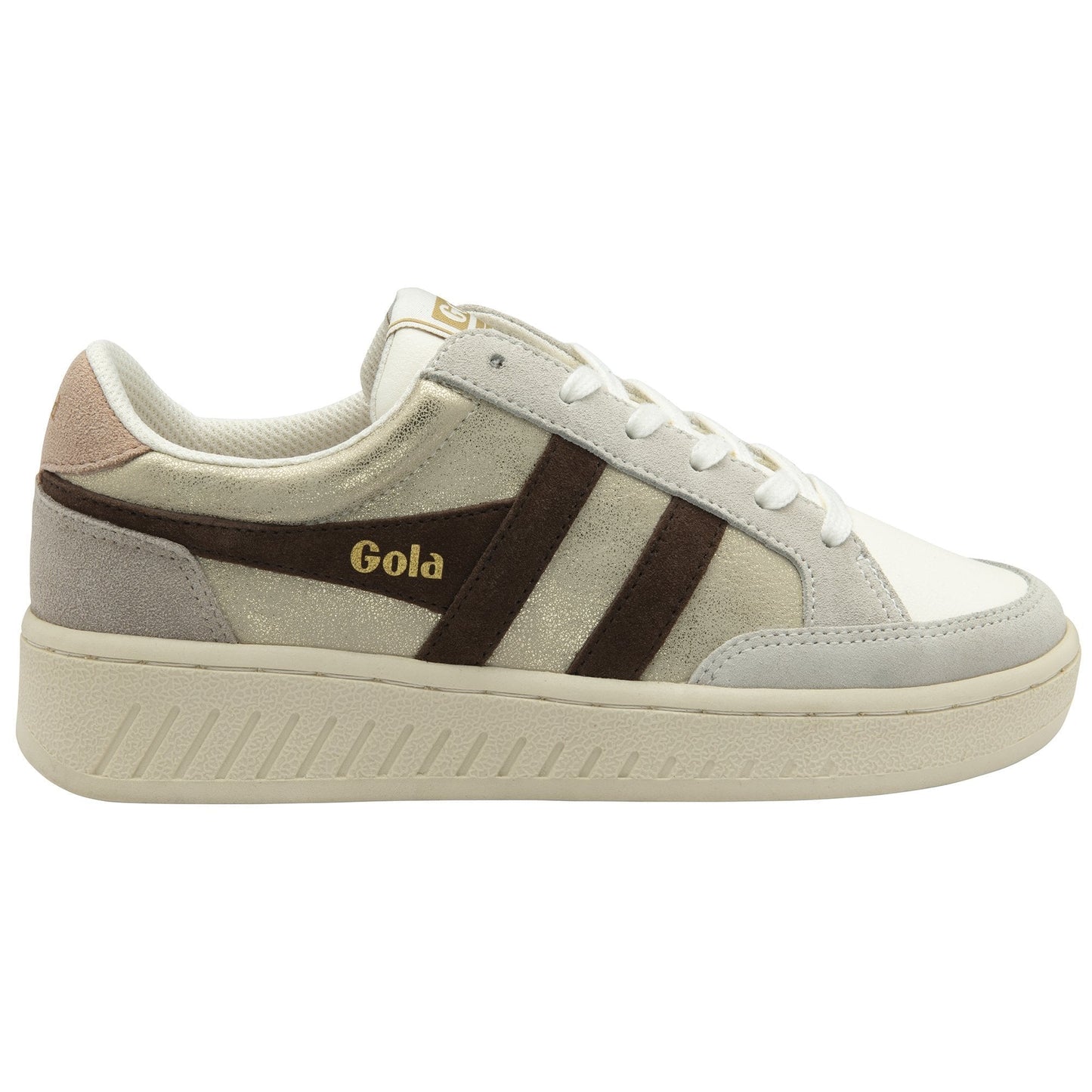 Gola Superslam Blaze Sneaker Gold/Dark Brown/Cameo