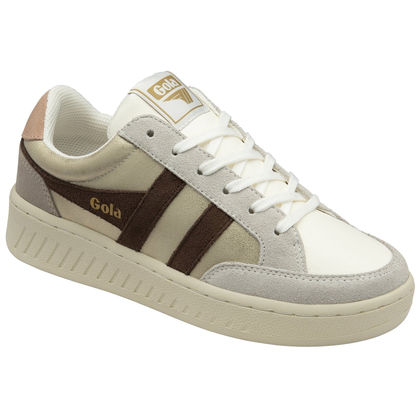 Gola Superslam Blaze Sneaker Gold/Dark Brown/Cameo