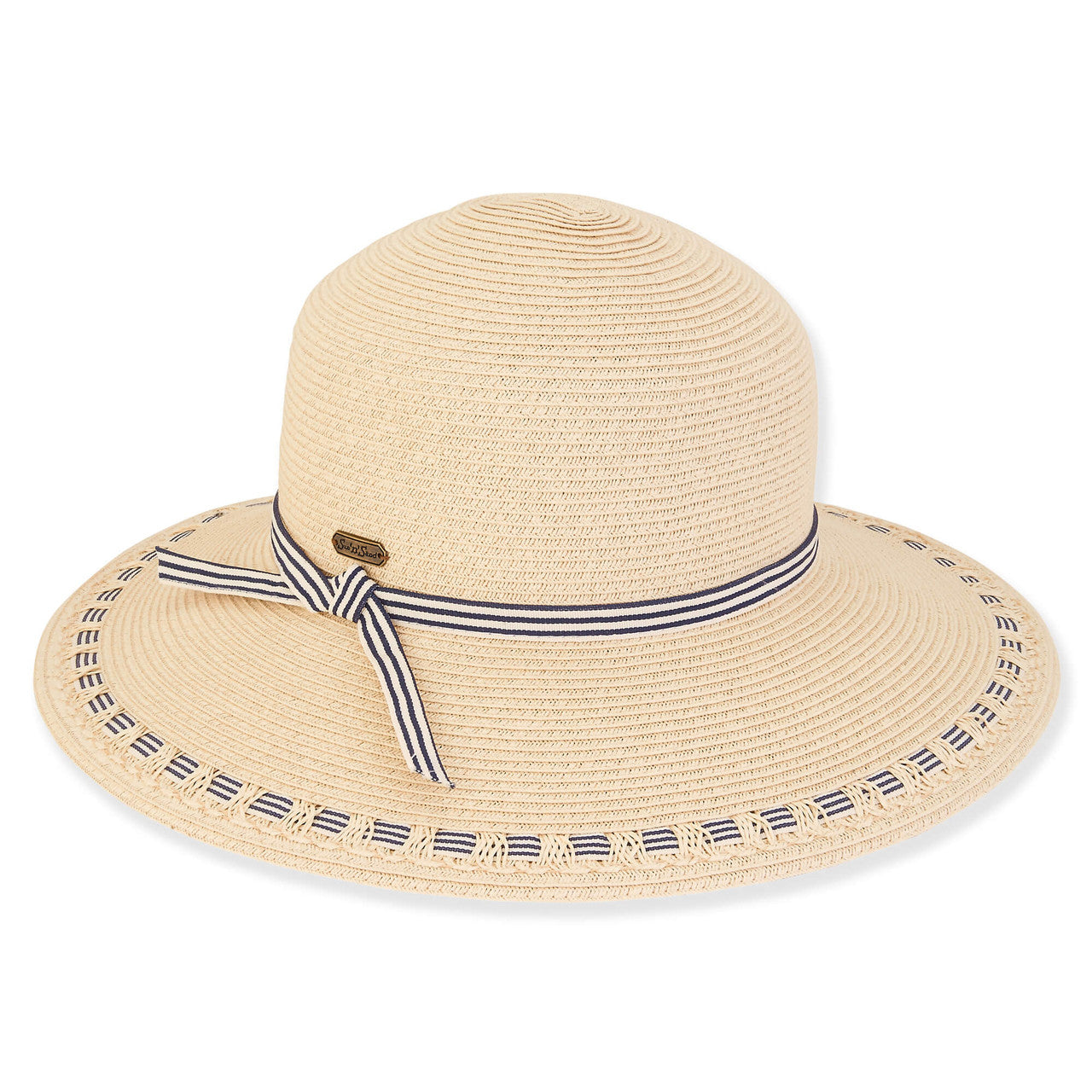 Delta Paper Braid Floppy Hat Natural