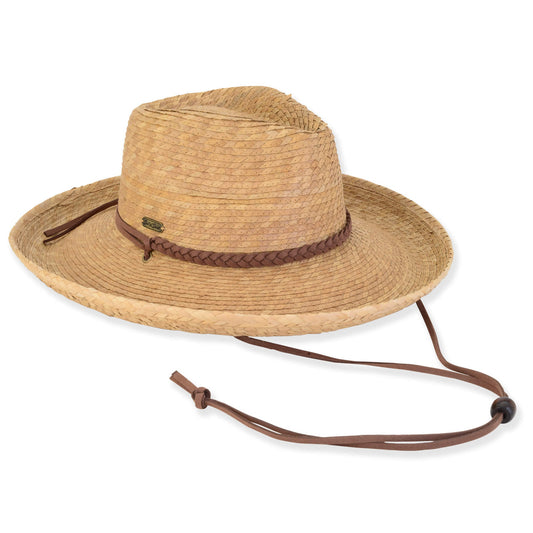 Genisis Palm Straw Safari Hat Natural