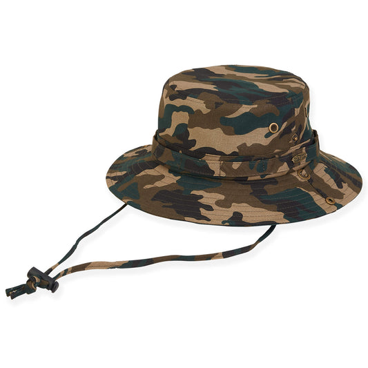 Mapou Cotton Boonie Hat Camo