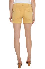 Liverpool Utility Shorts Flaxen Gold