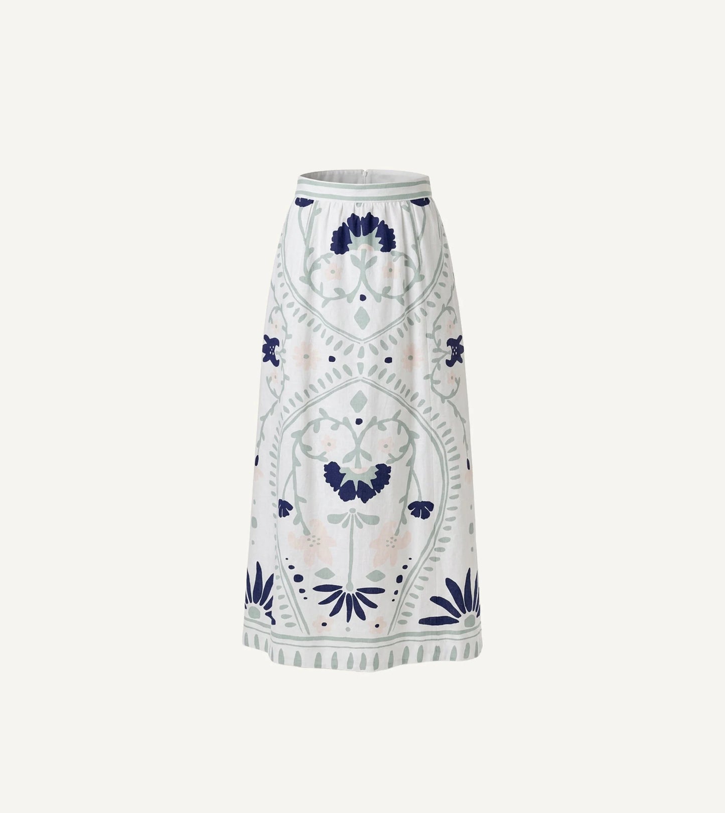 Cleobella Juliet Ankle Skirt - Lilliana Blue Surf