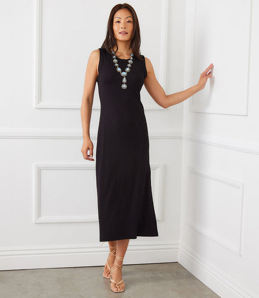 Karen Kane Column Midi Dress-Black