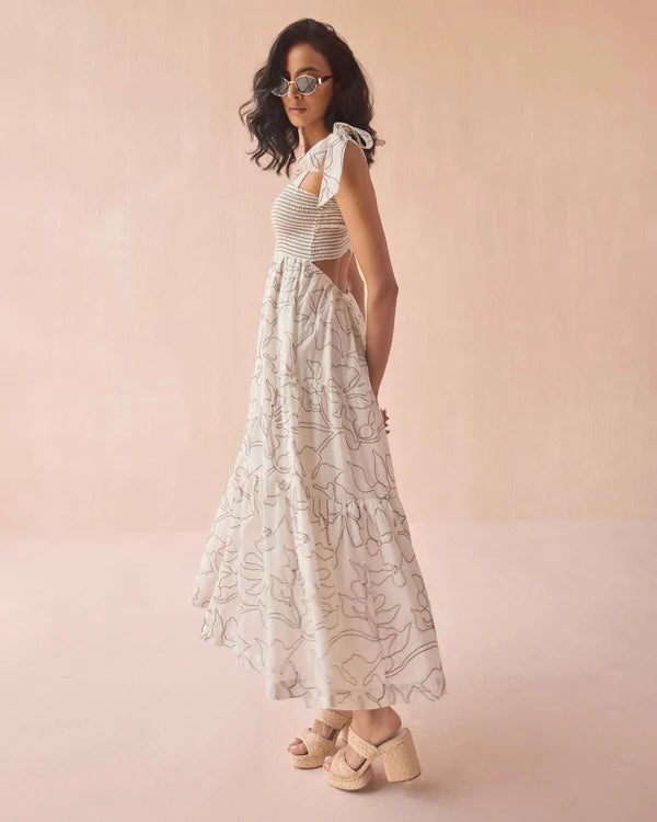 Omika Lana Maxi Dress - Uma Coconut