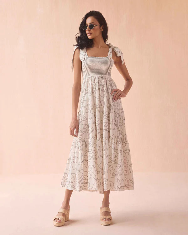 Omika Lana Maxi Dress - Uma Coconut