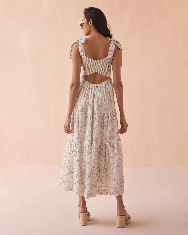 Omika Lana Maxi Dress - Uma Coconut