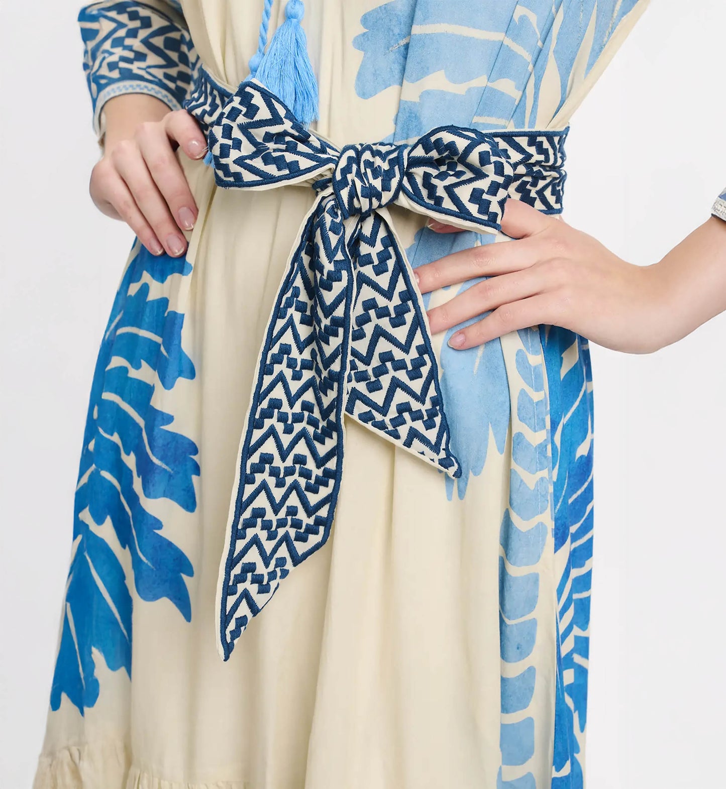 Miss June Aida Dress Blue