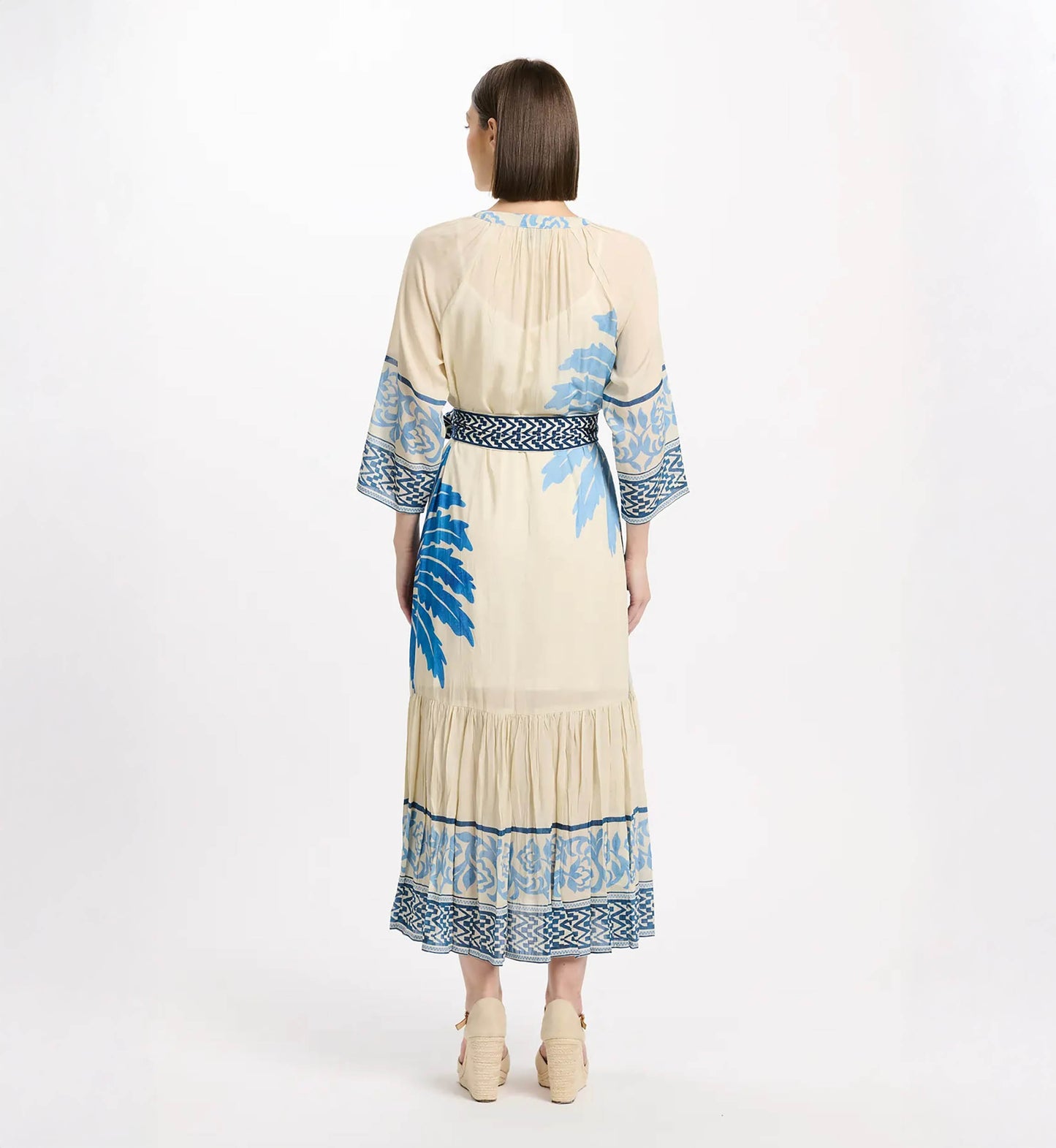 Miss June Aida Dress Blue