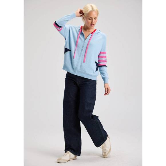 Zaket & Plover Star Hoodie - Sky