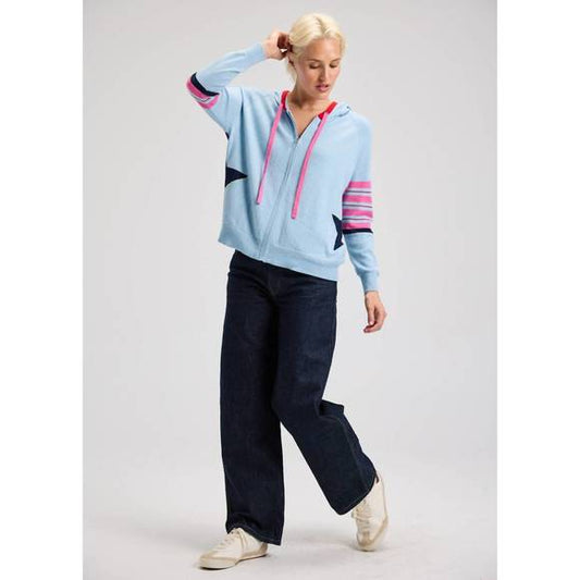 Zaket & Plover Star Hoodie - Sky