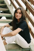 Goldie S/S Mila Tee - Black / White
