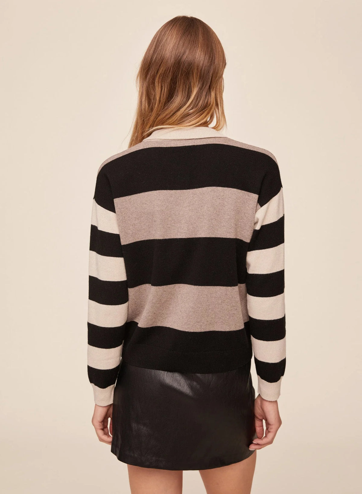 Bella Dahl Mixed Stripe Polo | Moon & Stone