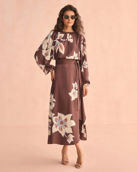 Omika Nalini Wrap Skirt | Adrienne Ganache