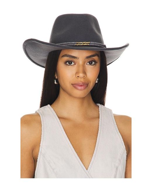 Luna Wool Felt Cowboy Hat - Grey