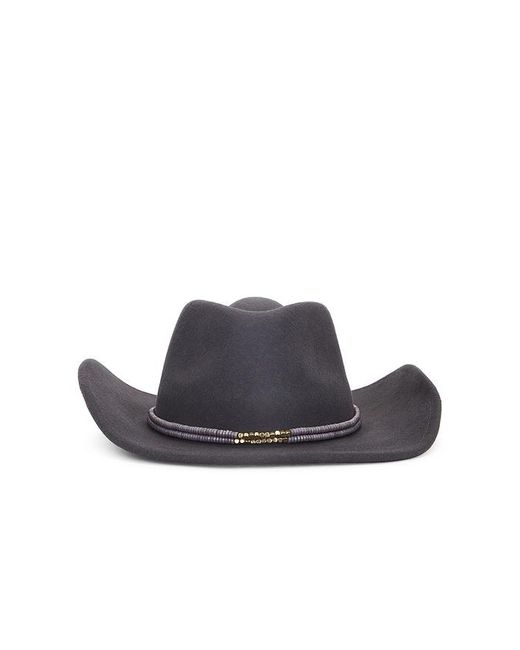 Luna Wool Felt Cowboy Hat - Grey