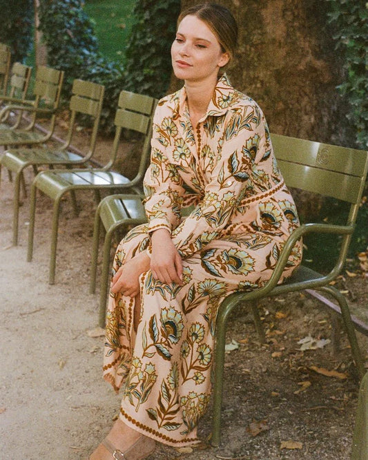 Omika Palma Maxi Dress - Aleena Butternut