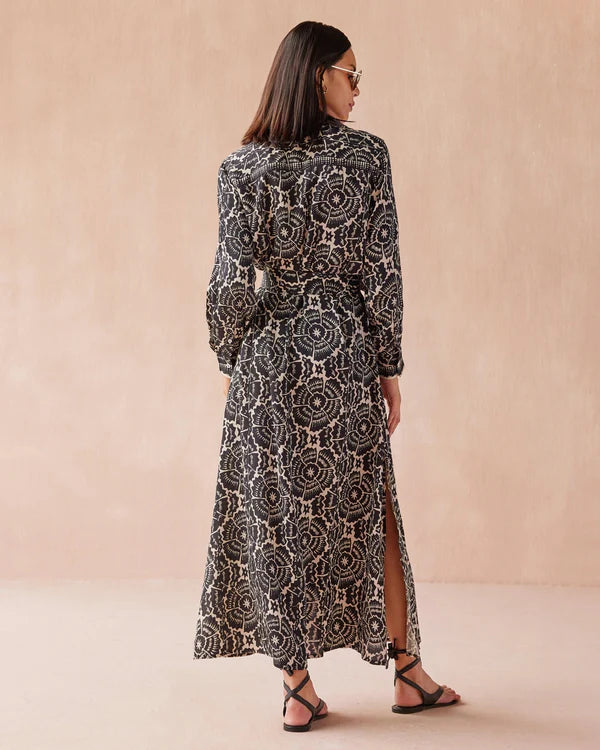 Omika Palma Maxi Dress - Carmen Graphite