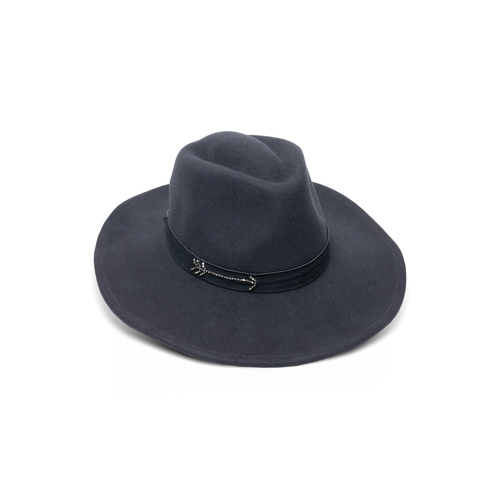 Parker Wool Felt Fedora - Gray