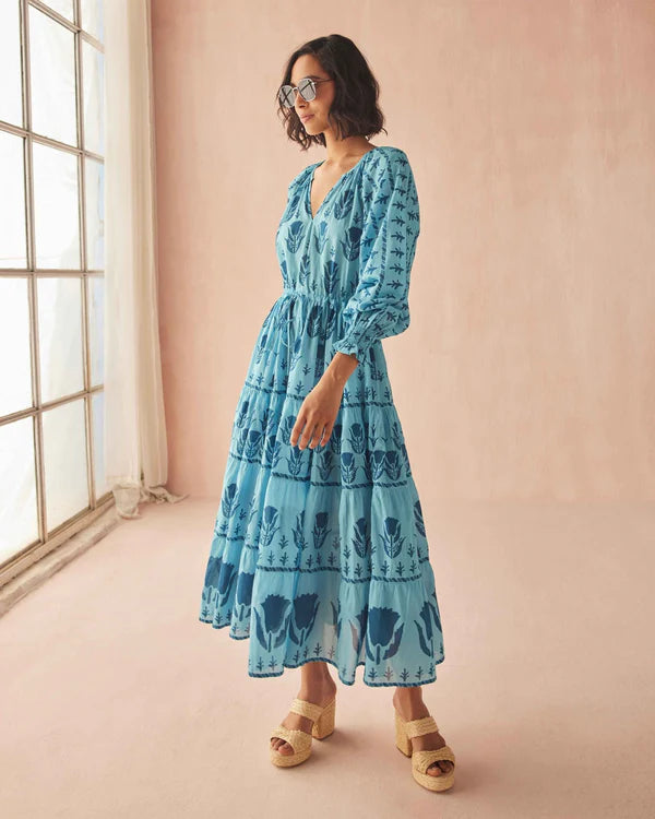 Omika Rivera Midi Dress - Pali Coast