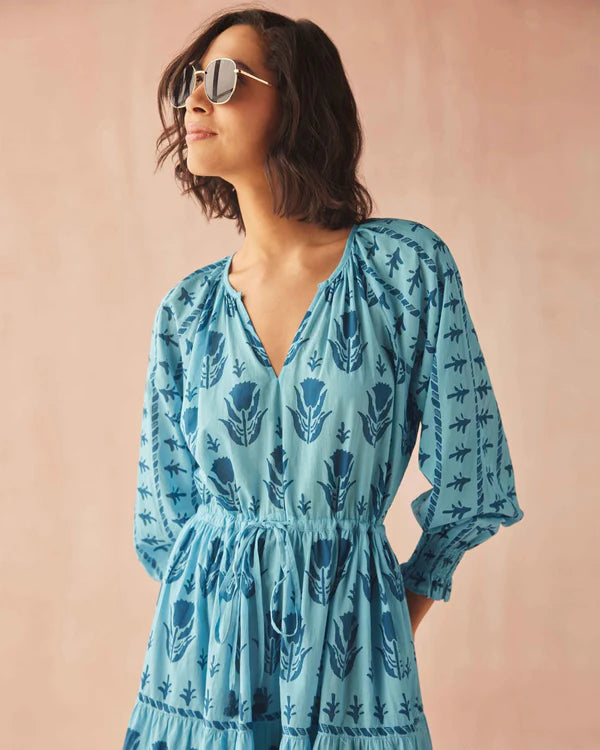 Omika Rivera Midi Dress - Pali Coast