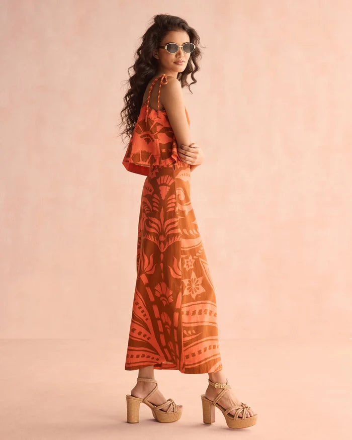 Omika Sammi Skirt - Naia Terracotta