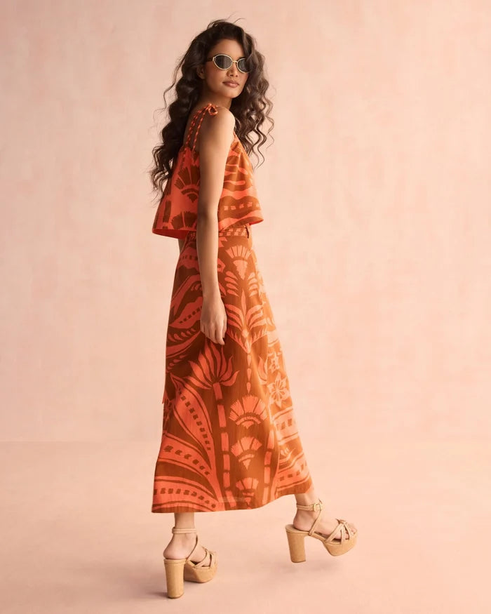 Omika Sammi Skirt - Naia Terracotta
