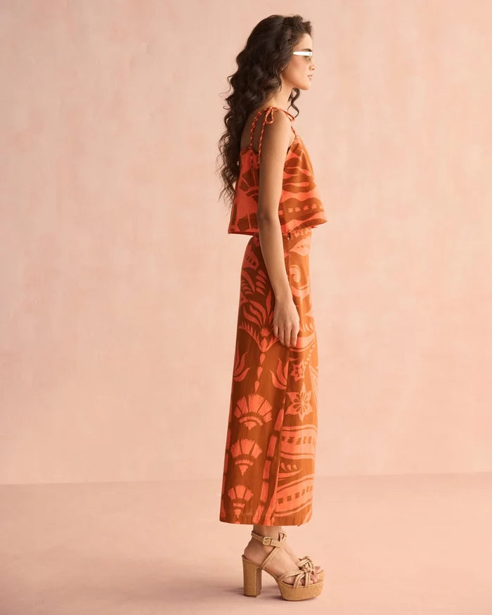 Omika Sammi Skirt - Naia Terracotta