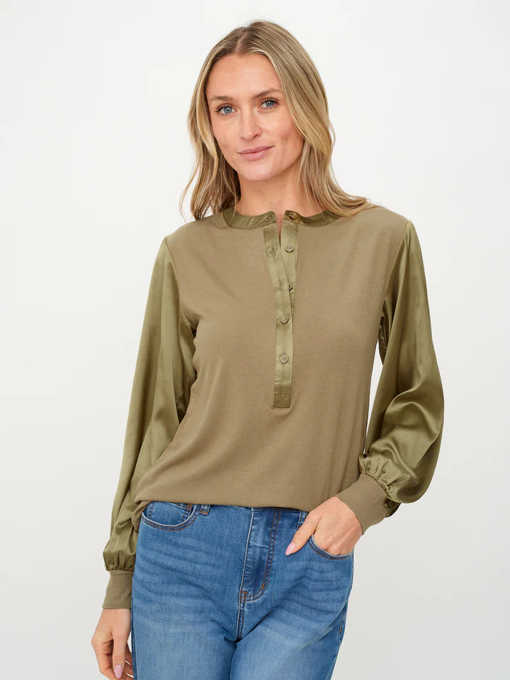 Six Fifty Janie Top - Olive