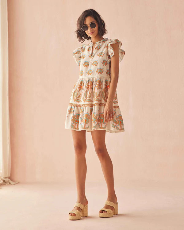 Omika Wilori Mini Dress - Adya Guava