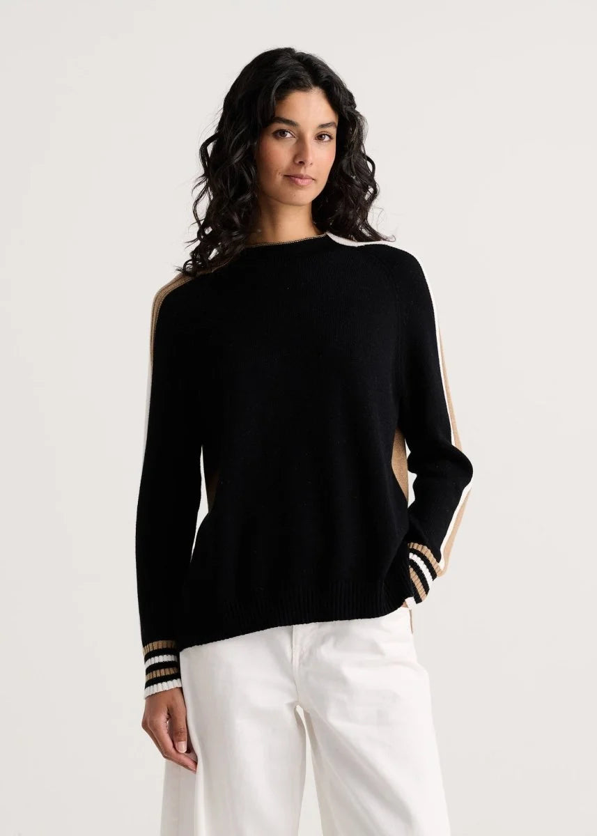 Zaket & Plover Two-Way Funnel Neck Sweater