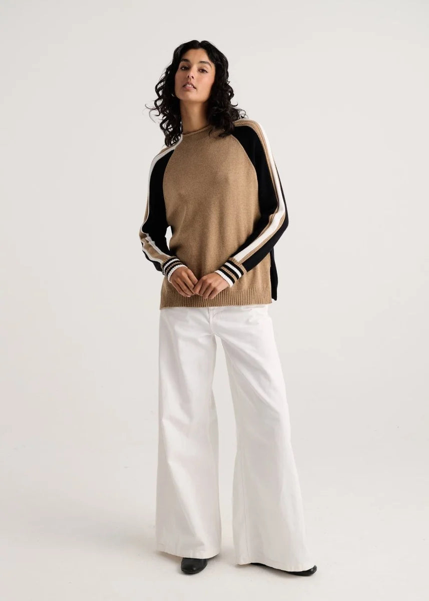 Zaket & Plover Two-Way Funnel Neck Sweater