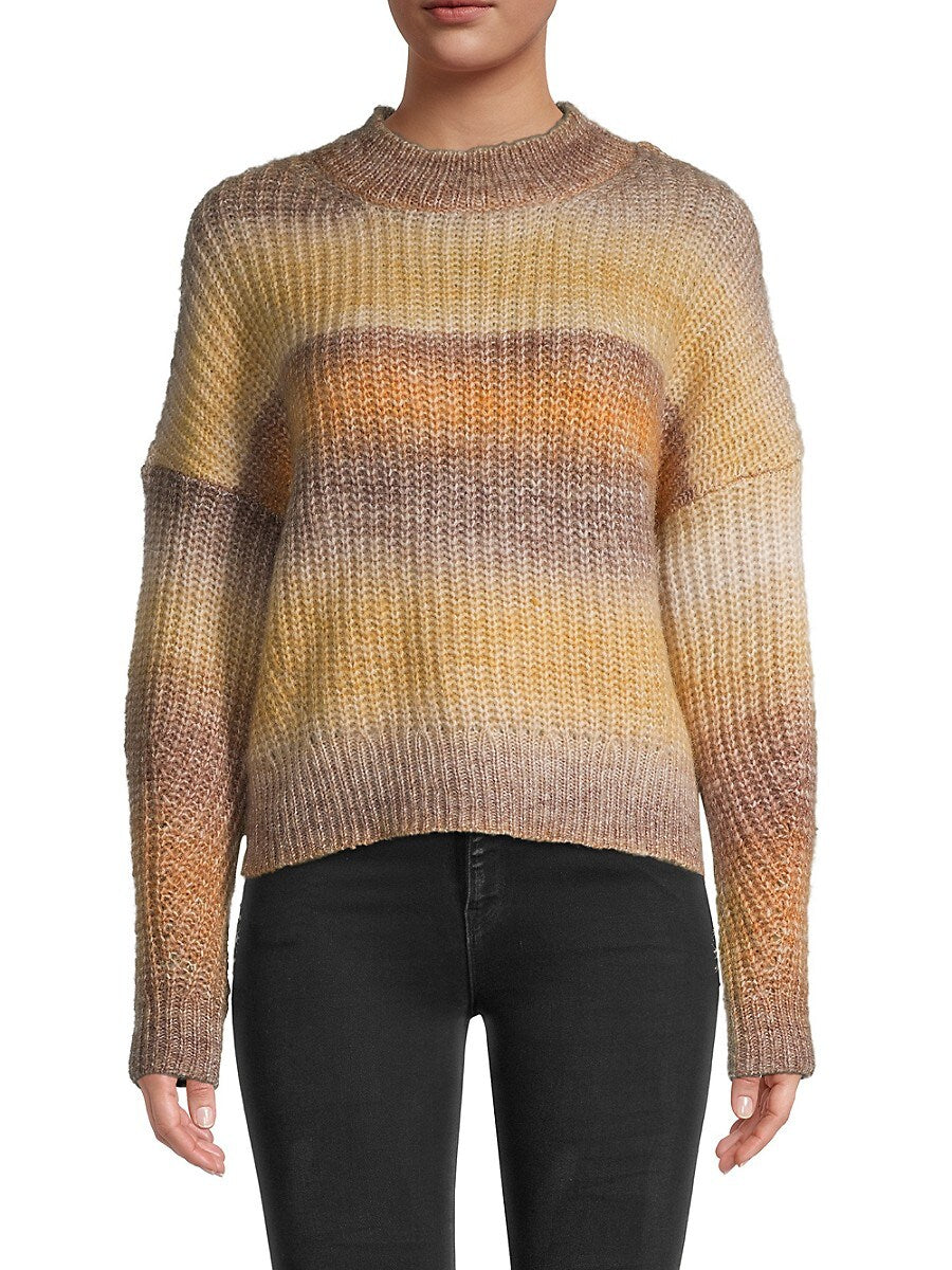 RD Style Rib Knit Sweater-Toffee